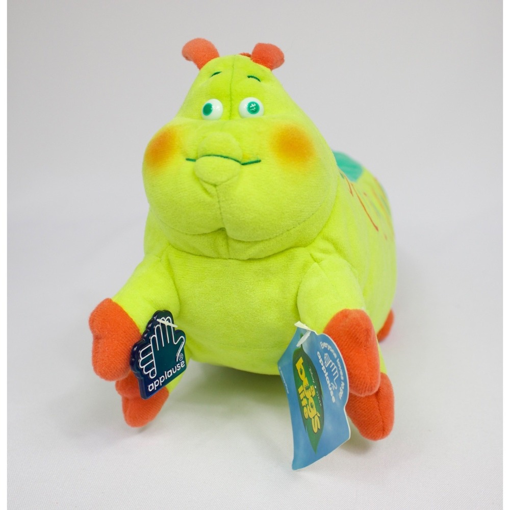 A Bug's Life Heimlich Caterpillar‎ Plush 14" Toy Disney Pixar Applause NWT